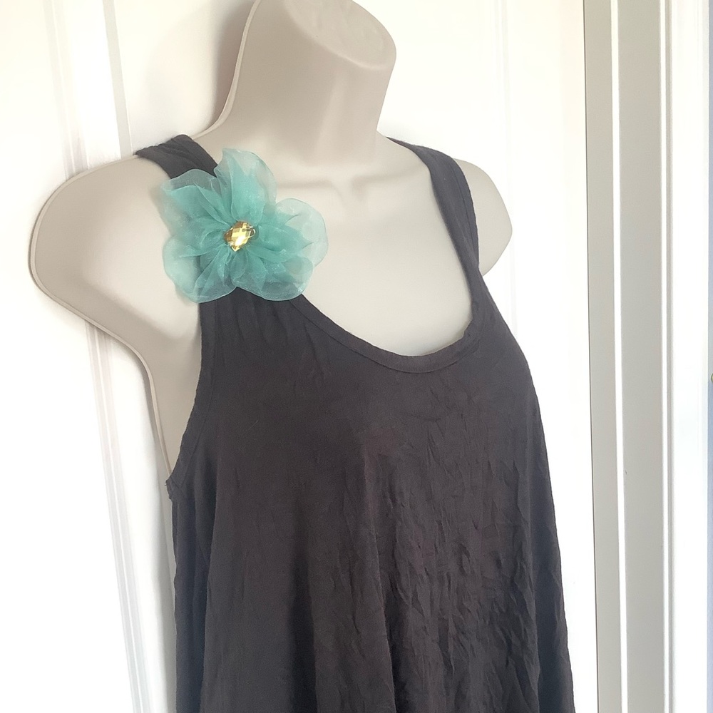 NWT Surrealist Free Lunch Nolan Asymetrical Tank Dress Size M Raw Hem - Picture 2 of 10